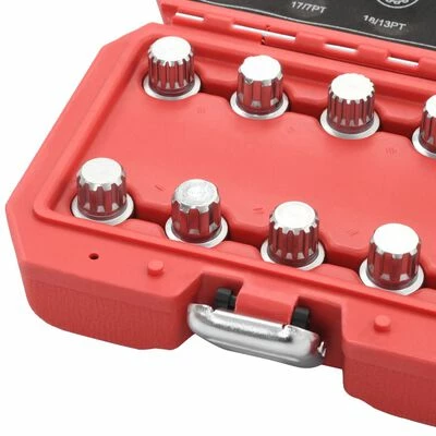 VidaXL Ensemble de clés d'écrou de blocage de roue 10 pcs pour BMW 7 VidaXL Ensemble de clés d'écrou de blocage de roue 10 pcs pour BMW – Image 5