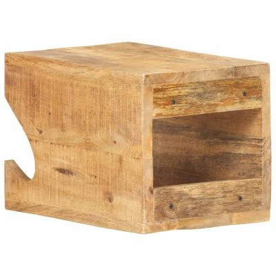 VidaXL Support mural de vélos 35x25x25 cm Bois de manguier brut solide 7 VidaXL Support mural de vélos 35x25x25 cm Bois de manguier brut solide – Image 5