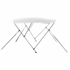 VidaXL Auvent bimini à 3 arceaux Blanc 183x160x137 cm -Entretien véhicules Soldes image 5 92360