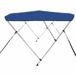 VidaXL Auvent bimini à 3 arceaux Bleu 183x140x137 cm -Entretien véhicules Soldes image 5 92363