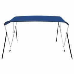 VidaXL Auvent bimini à 3 arceaux Bleu 183x160x137 cm -Entretien véhicules Soldes image 5 92364