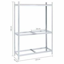 VidaXL Support pour pneus 795 kg Acier -Entretien véhicules Soldes image 6 142361