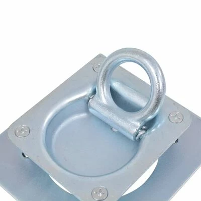 VidaXL Anneau d'arrimage pour remorque 8 pcs Acier galvanisé 2000 kg 8 VidaXL Anneau d'arrimage pour remorque 8 pcs Acier galvanisé 2000 kg – Image 6