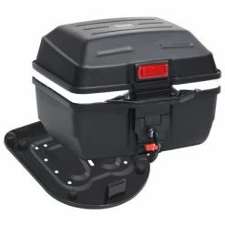 VidaXL Boîte de moto 24 L pour un seul casque -Entretien véhicules Soldes image 6 150673