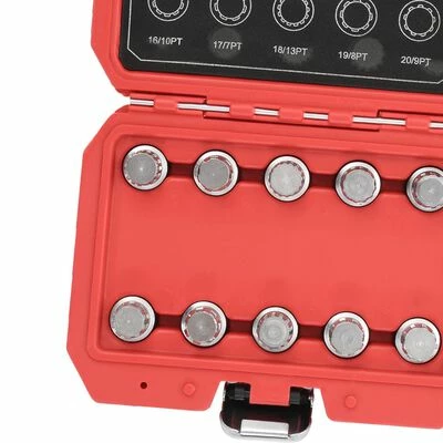 VidaXL Ensemble de clés d'écrou de blocage de roue 10 pcs pour BMW 8 VidaXL Ensemble de clés d'écrou de blocage de roue 10 pcs pour BMW – Image 6