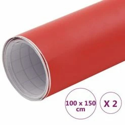 VidaXL Films de voiture 2 pcs Rouge mat 100x150 cm 13 VidaXL Films de voiture 2 pcs Rouge mat 100x150 cm -Entretien véhicules Soldes image 6 210710