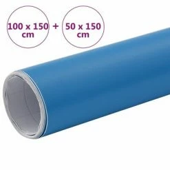 VidaXL Films de voiture 2 pcs Bleu mat 100x150 cm+50x150 cm -Entretien véhicules Soldes image 6 210712