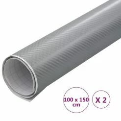VidaXL Films 4D de voiture 2 pcs Argenté 100x150 cm 13 VidaXL Films 4D de voiture 2 pcs Argenté 100x150 cm -Entretien véhicules Soldes image 6 210728