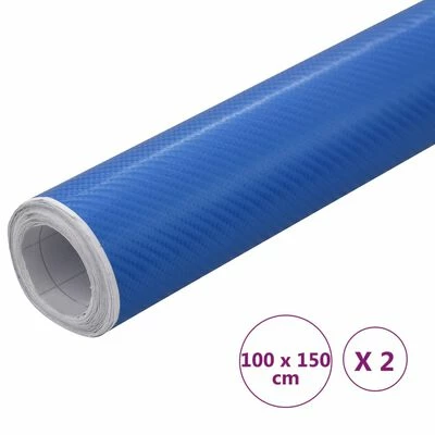 VidaXL Films 4D de voiture 2 pcs Bleu 100x150 cm 8 VidaXL Films 4D de voiture 2 pcs Bleu 100x150 cm – Image 6