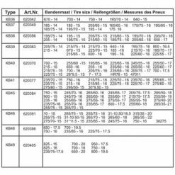 ProPlus Chaîne antidérapante de voiture 2 pcs 16 mm KB37 -Entretien véhicules Soldes image 6 401271