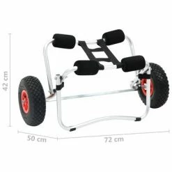VidaXL Chariot pour kayak Aluminium -Entretien véhicules Soldes image 6 90374